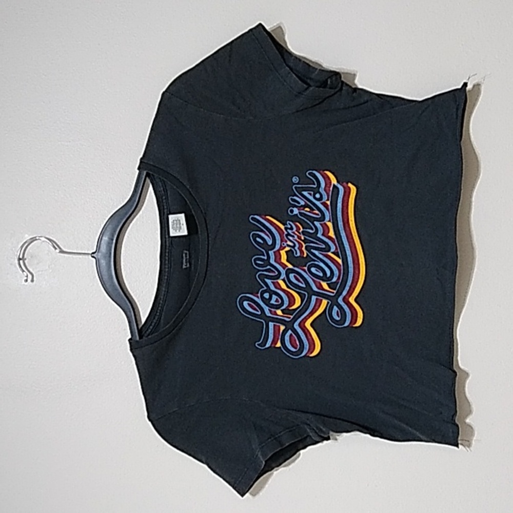 Levi's Vintage 90's Love In Levi's Cropped Short Sleeve Tee